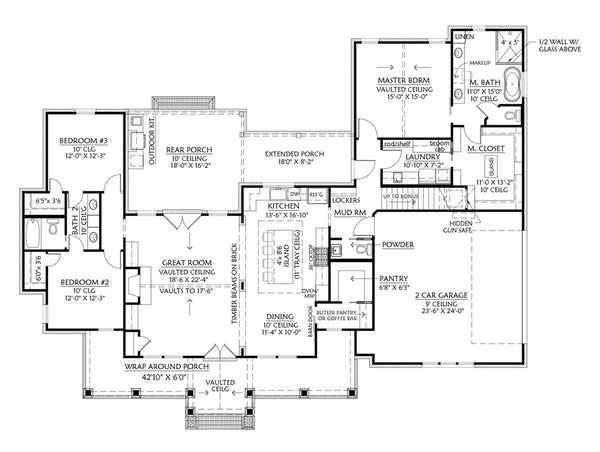 Cottageville House Plan | Farmhouse Plan | Country House Plan