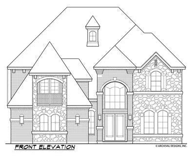  Danville  Narrow House  Plan  Luxury House  Plan  