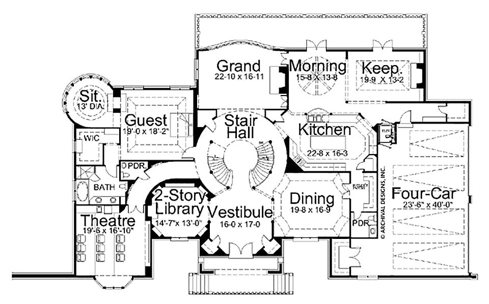 dunrobin castle floor plan