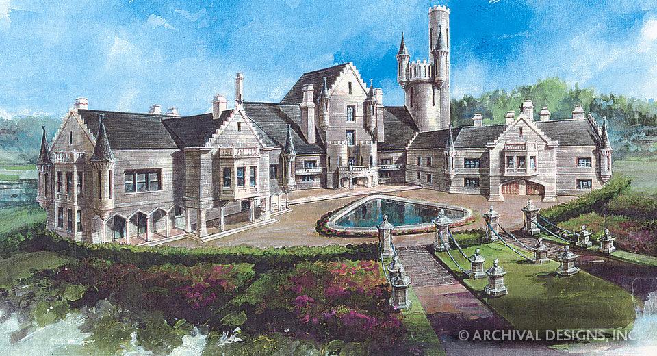  Balmoral  Castle Plans  Luxury Home  Plans  Archival Designs