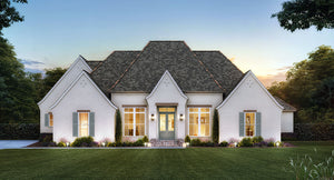 Brookhaven House Plan | French Country House Plan | Luxury Home Plan