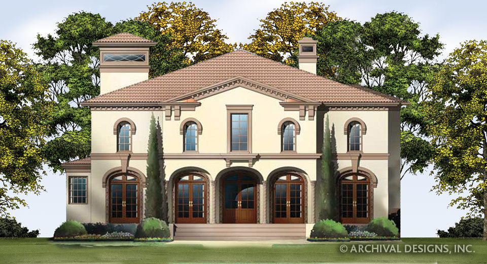 Tuscan House Plans Stock House Plans Archival Designs Inc Archival Designs House Plans