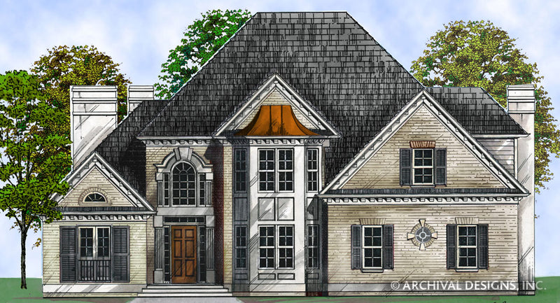 Wentworth Place | Traditional Floor Plan | House Plan Designer