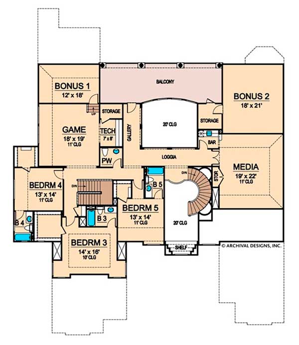 Memorial Park Courtyard House Plan Luxury Floor Plan