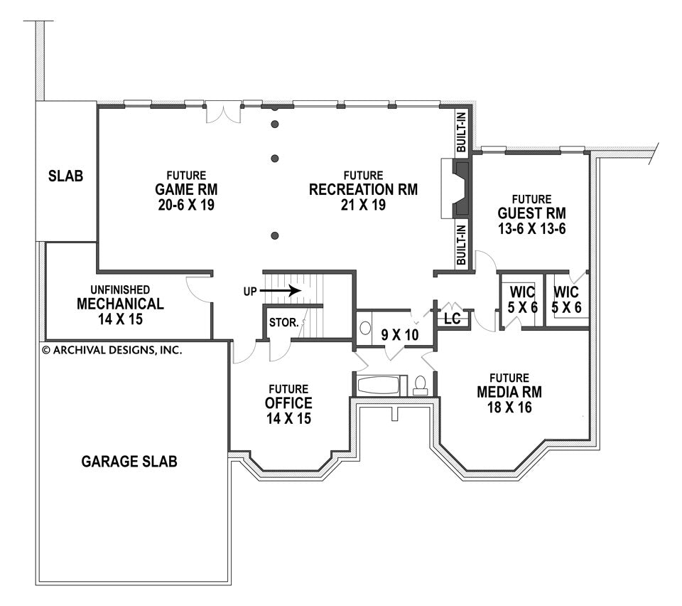 Monagham 4000 Sq Ft House Plan Luxury Floor Plan