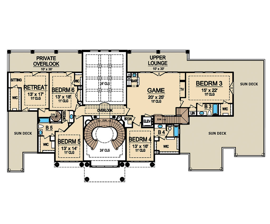 Presidential Estate House Plan Classical House Plan