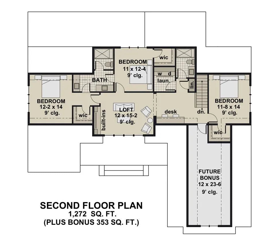 Rock Creek House Plan Modern Farmhouse Country House Plan Archival Designs