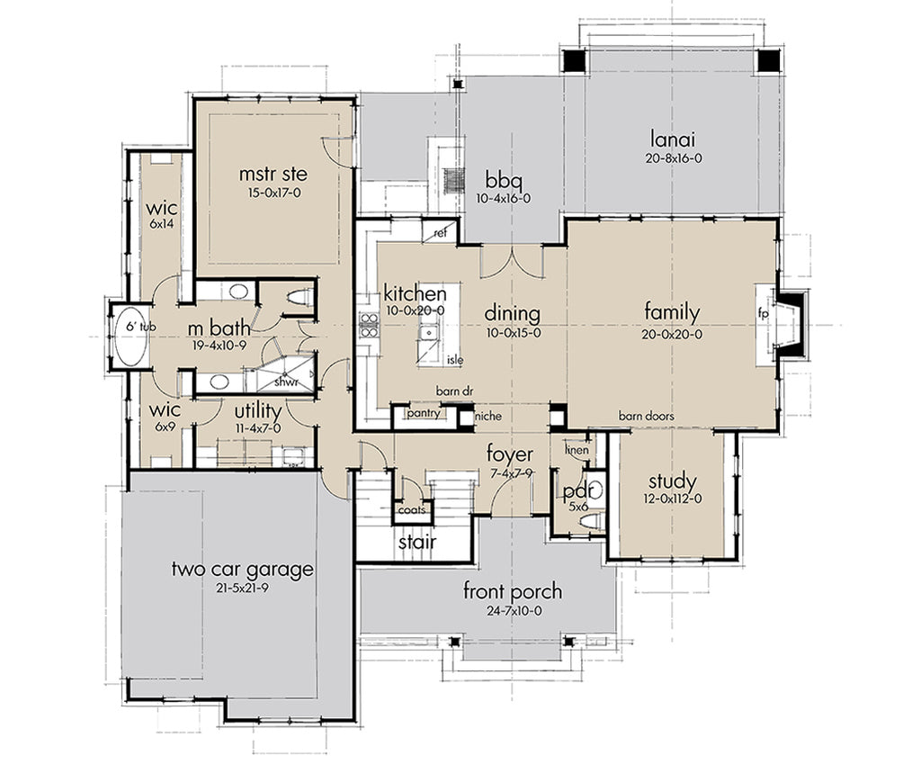 Rolling Wood Hills House Plan Farmhouse House Plan