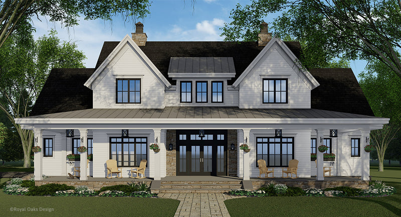 Silverbell Ranch House Plan | Modern Farmhouse | Two-Story ...