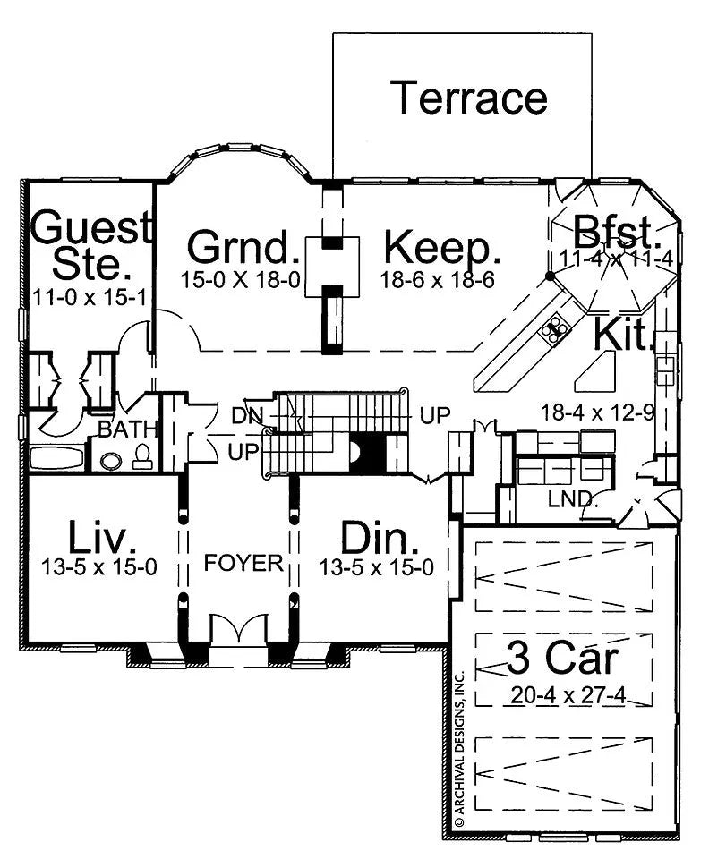 Stanley Luxury Floor Plan Traditional Home Plans