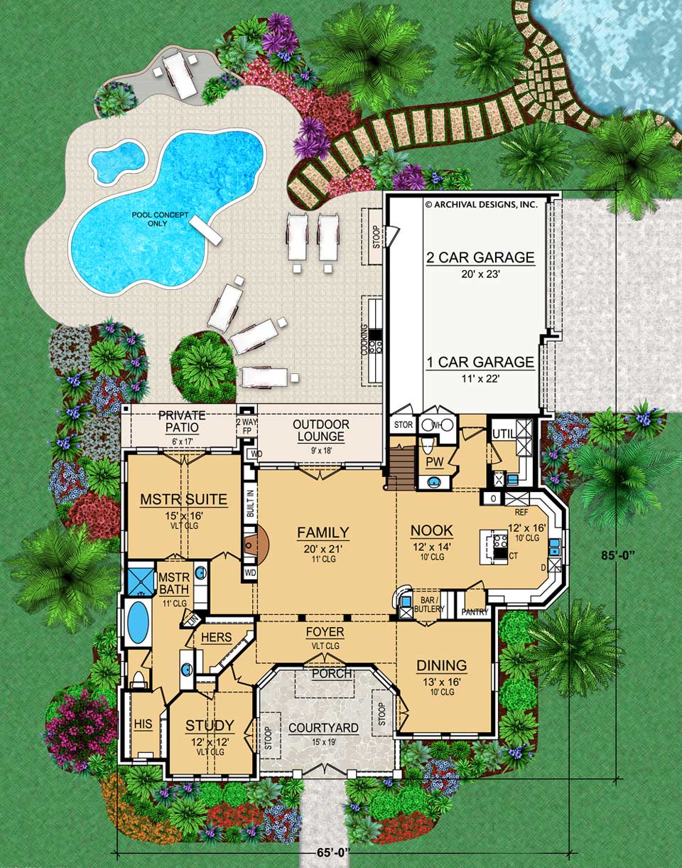 villa house plans