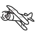 Airplane 2 Stamp
