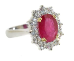 ruby and diamond birthstone ring 