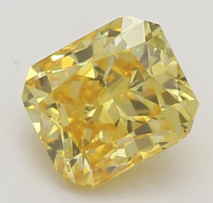 radiant cut yellow diamond