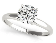 white gold diamond engagement ring