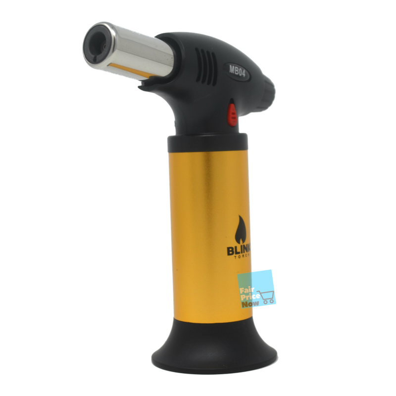 Blink MB04 Gold Refillable Butane Torch Lighter – Fair Price Now