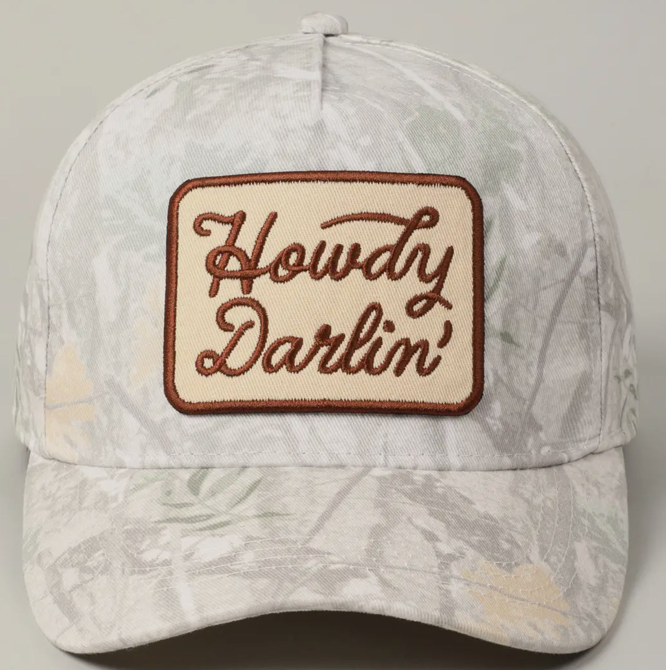 Howdy Darlin' Neutral Camo Hat
