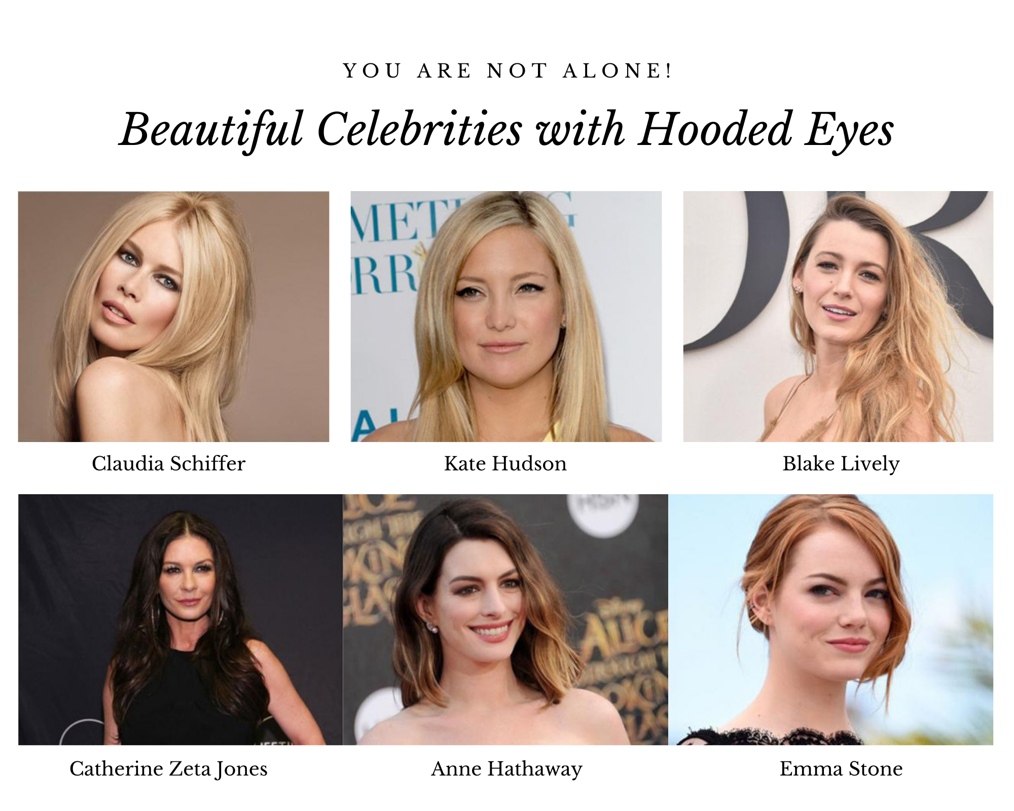 Celebrities with Hooded Eyes