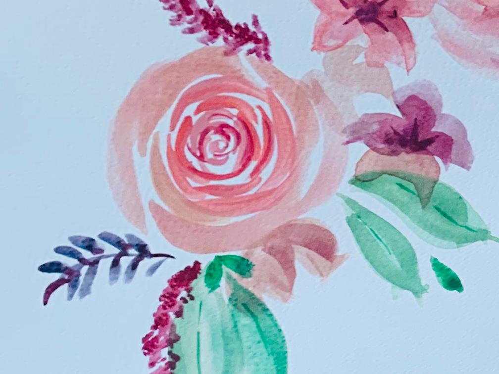Donna Clitheroe Rose Painting