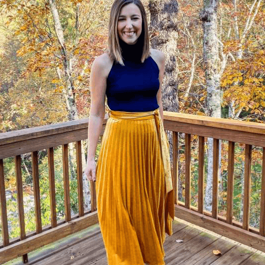 Cleo Skirt in Gold - 8.28 Boutique 