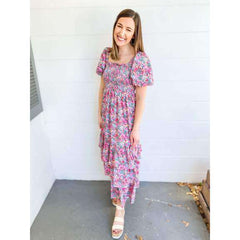 Free the Roses Floral Maxi