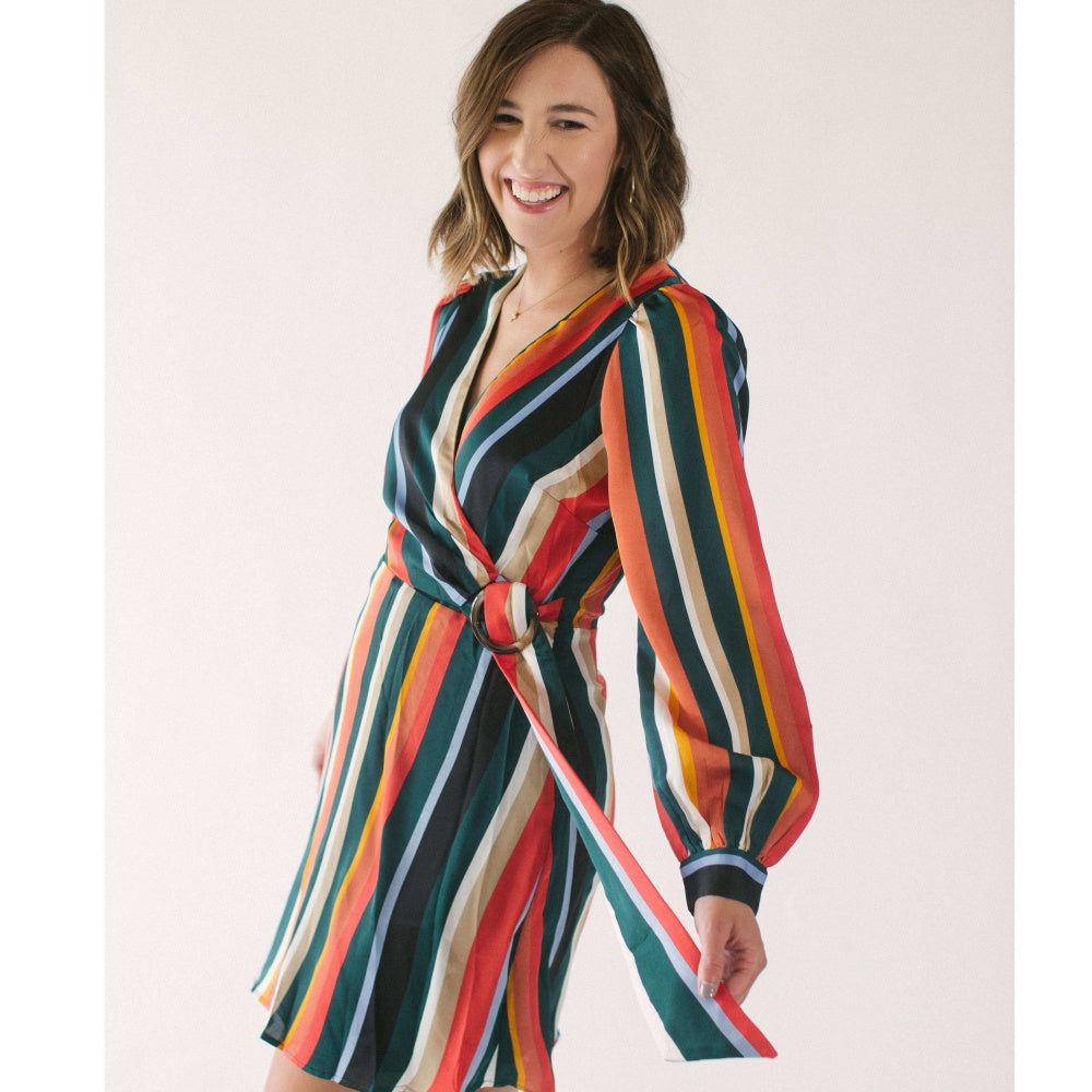 8.28 Boutique - Lucy Paris Bethany Stripe Dress