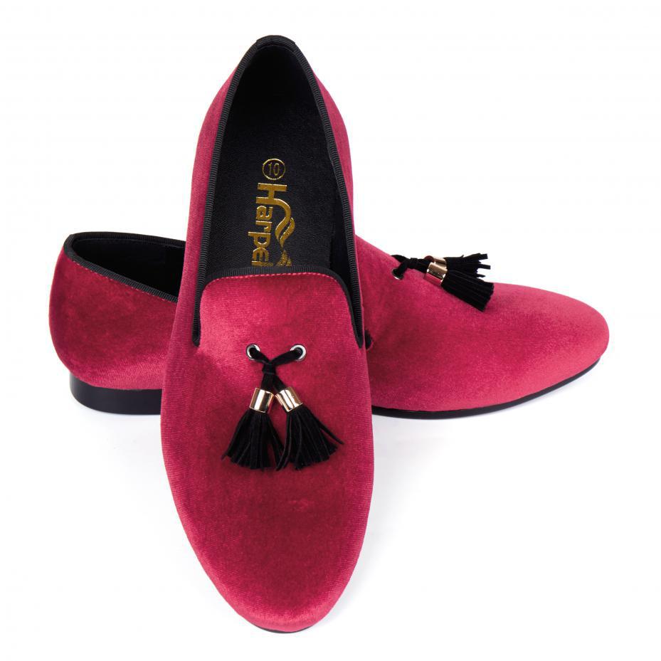 harpelunde velvet loafers