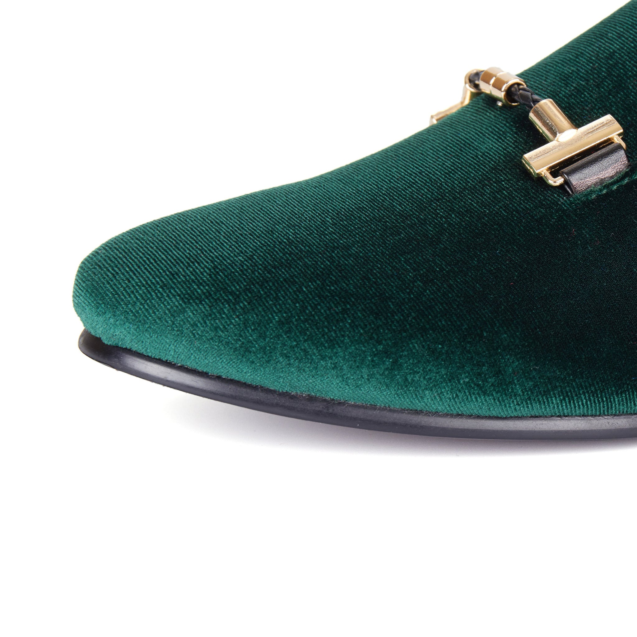 mens velvet slip on loafers