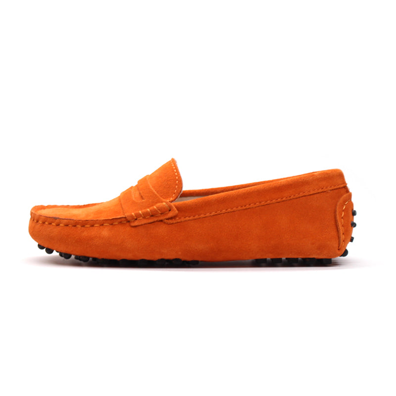 womens leather driving loafers