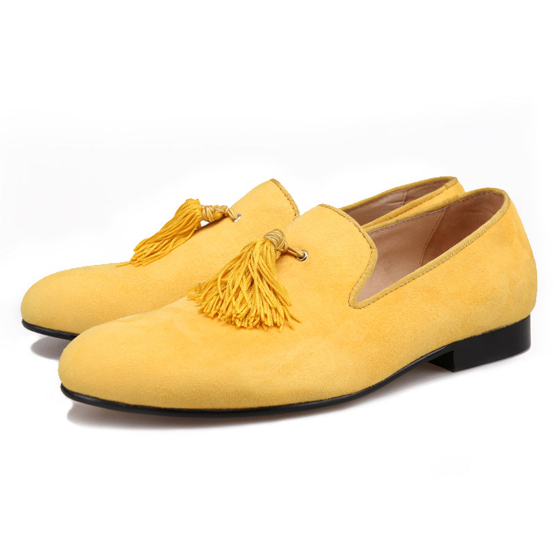 yellow dress shoes