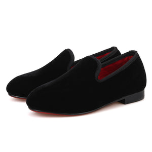 boys velvet shoes