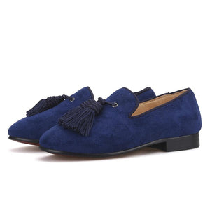 childrens navy blue dress shoes