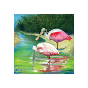 "Foraging in the Shallows" Canvas Fine Art Reproduction - 318 Art & Frame