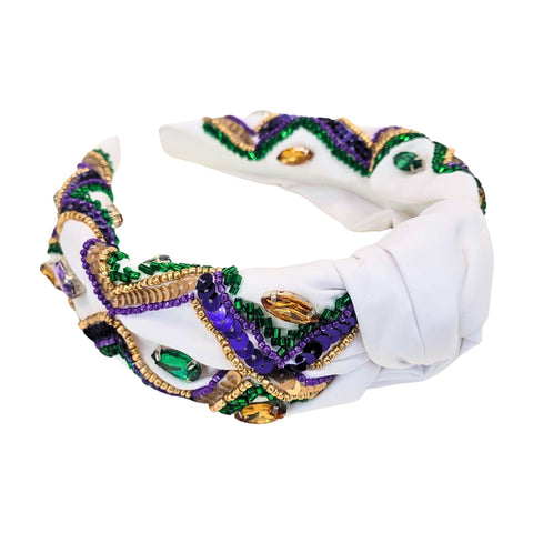 Mardi Gras Sequin Headband – Effervescent