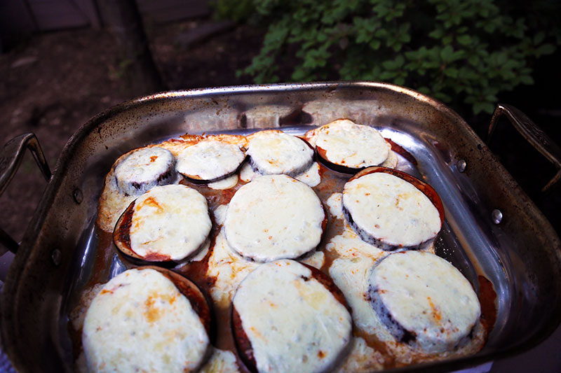 Eggplant And Mozzarella Bites