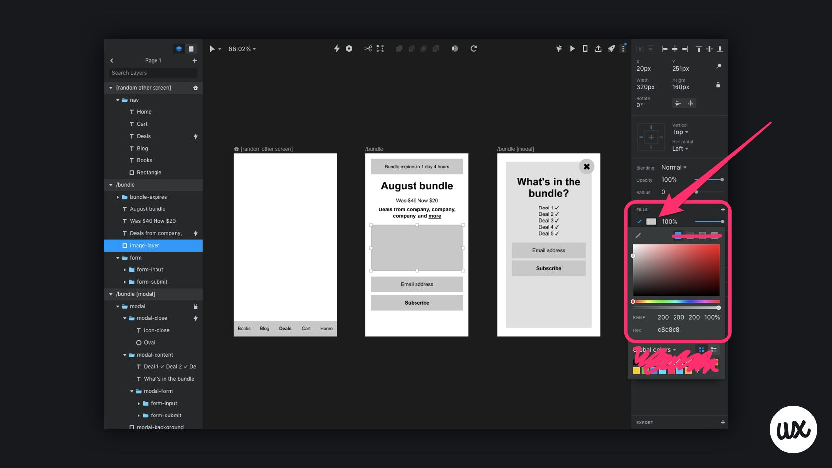Color widget