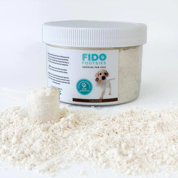 Fido Fizzies Soothing Paw Soak for summer months