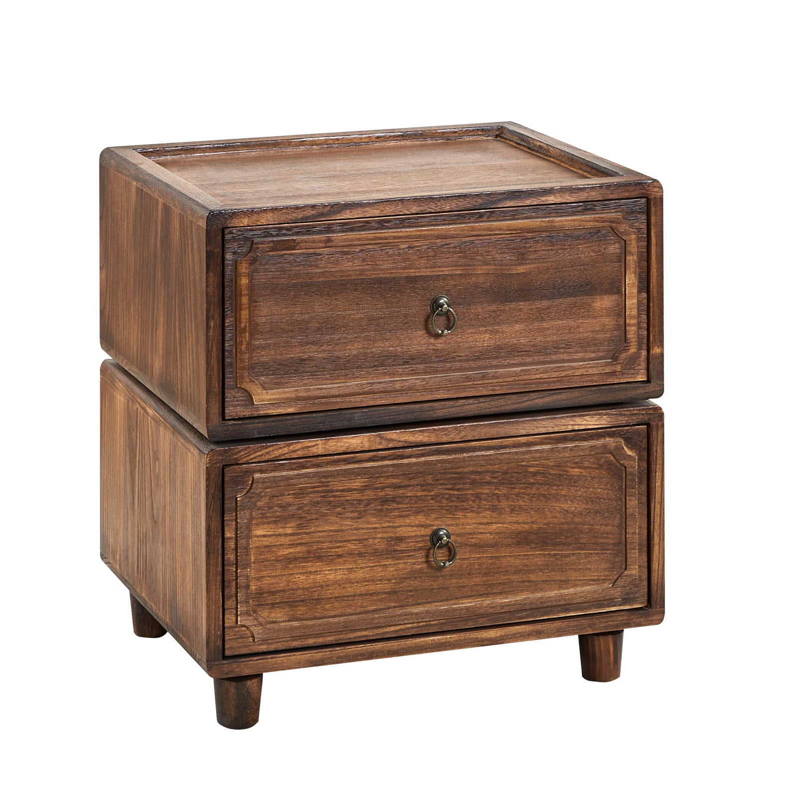 Peggie's Transitional Farmhouse Nightstand with Multiple Unit Options