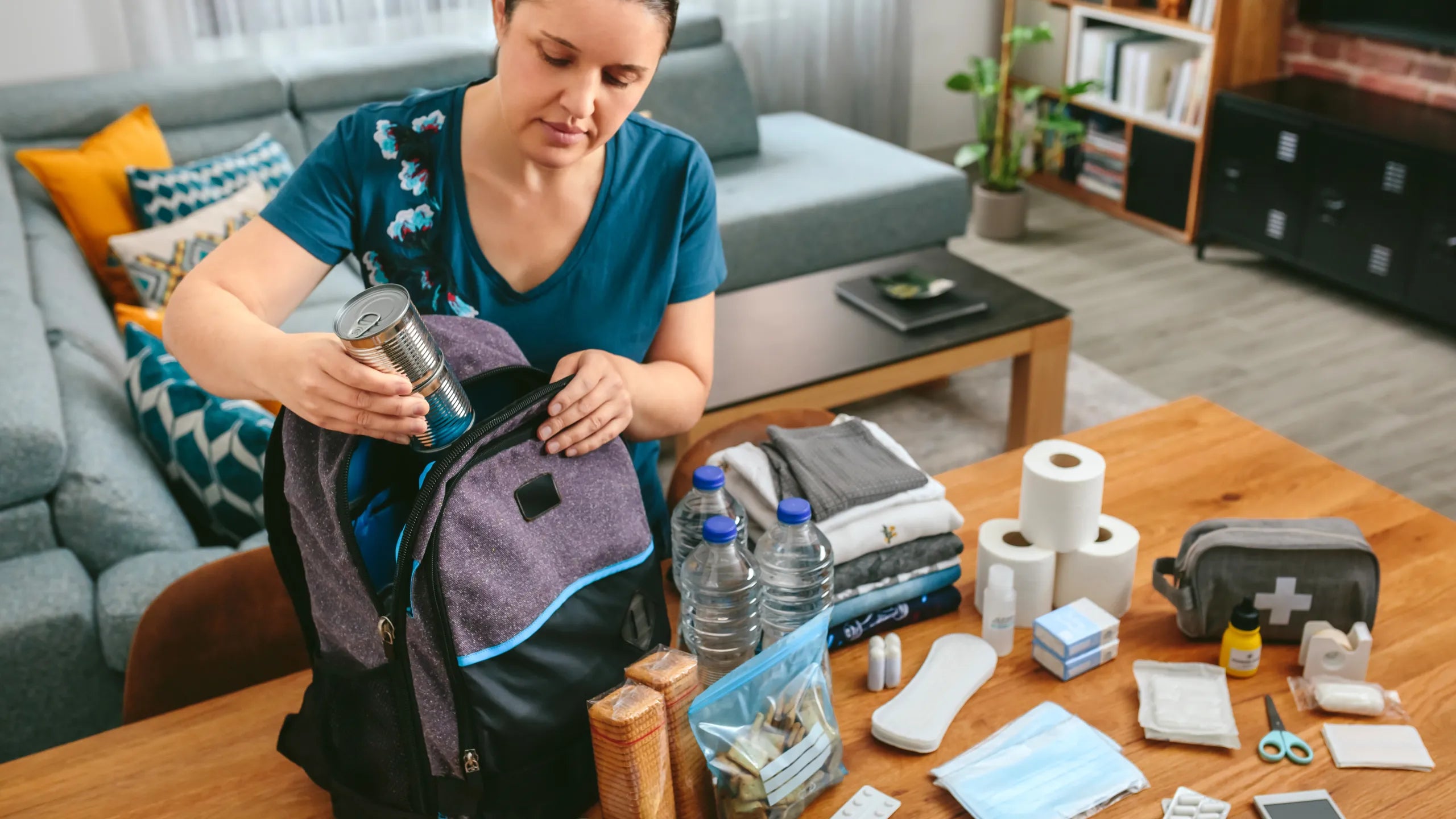 Prepare go-bag during wildfires