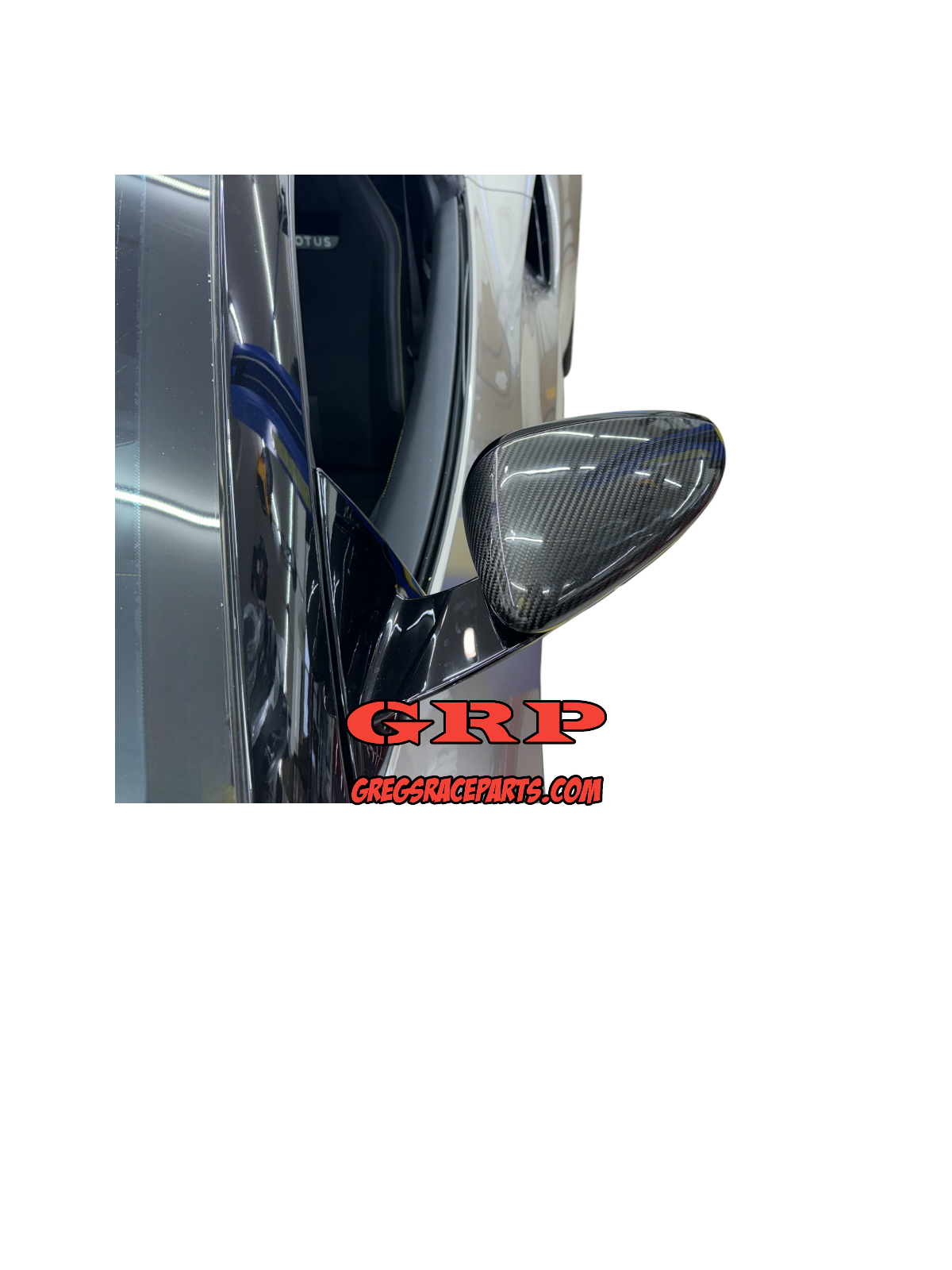 GRP Carbon Fiber Mirror Housings For Lotus Emira