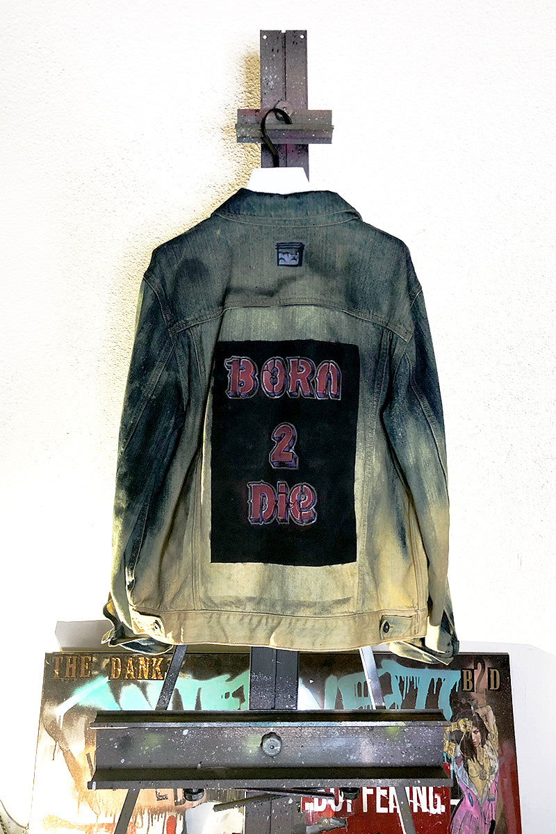 Born 2 Die Denim Saas Streetwear