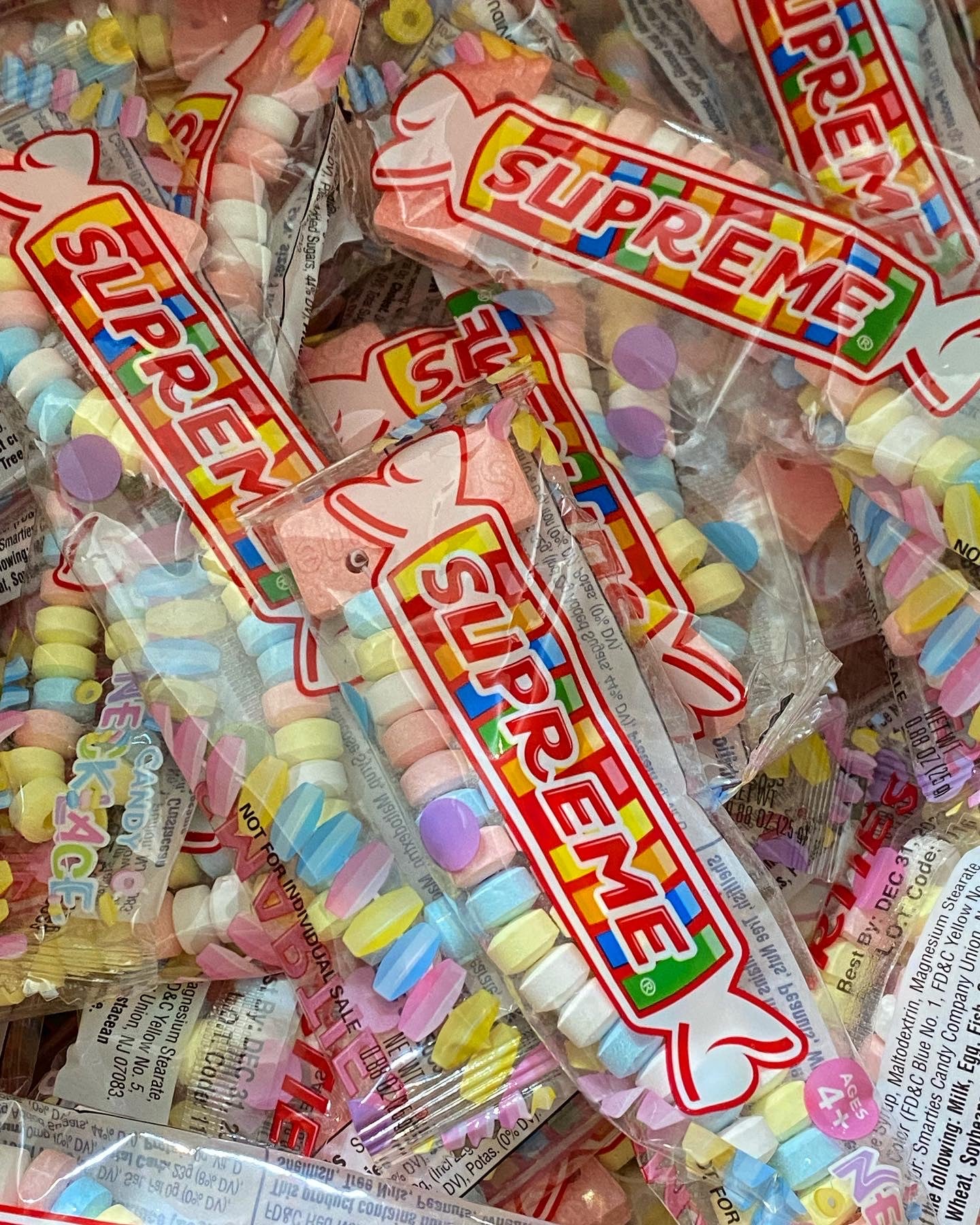 supreme necklace candy