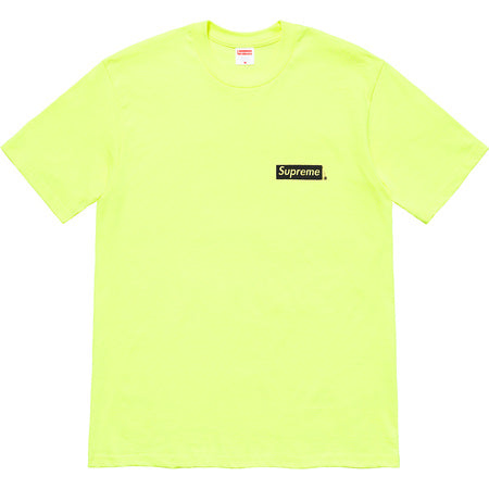 Supreme Spiral Tee Yellow Basement Hk