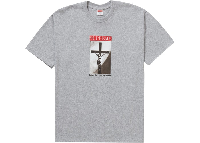 supreme kids tee black