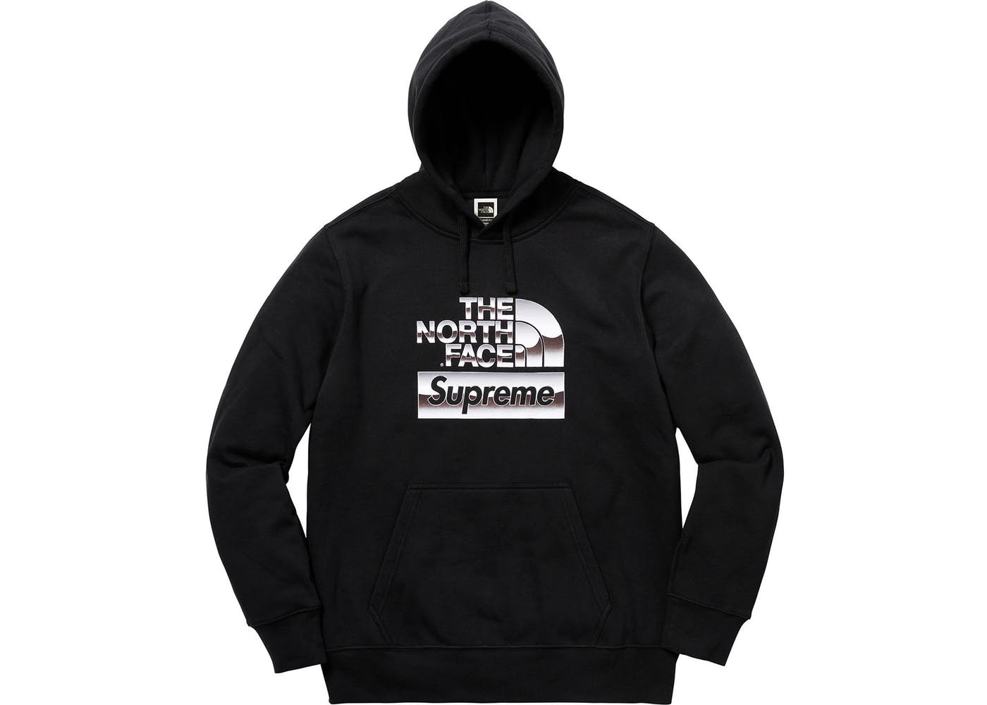 supreme the north face photo hooded sweatshirt black