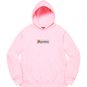 Supreme Bling Box Logo Hooded Sweatshirt Pink – BASEMENT_HK