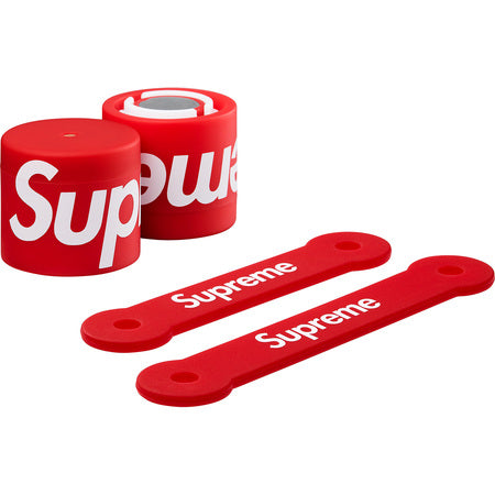 red supreme shoe laces