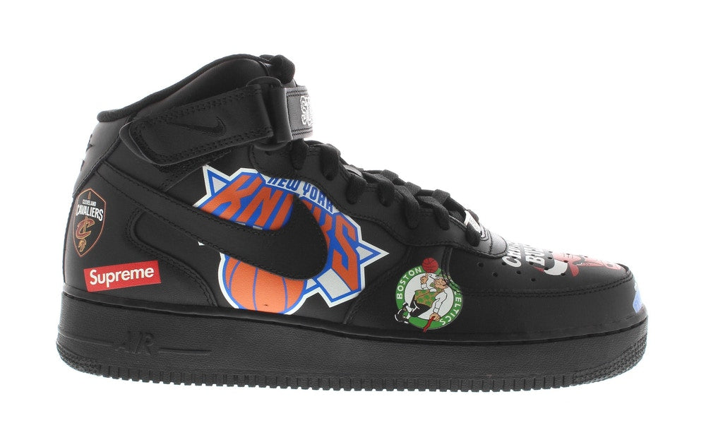 supreme af1 nba black