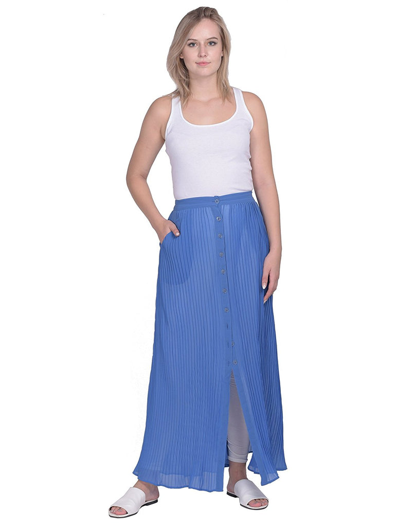 blue sarong skirt