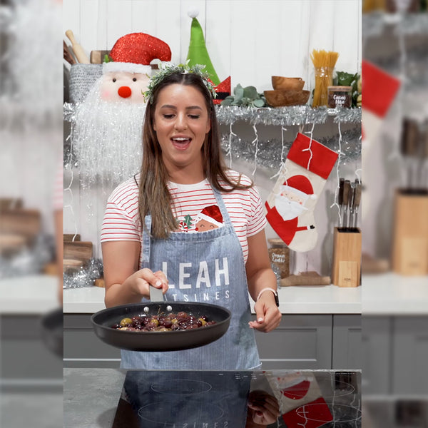 Leah Itsines With Warm Christmas Festive Olives